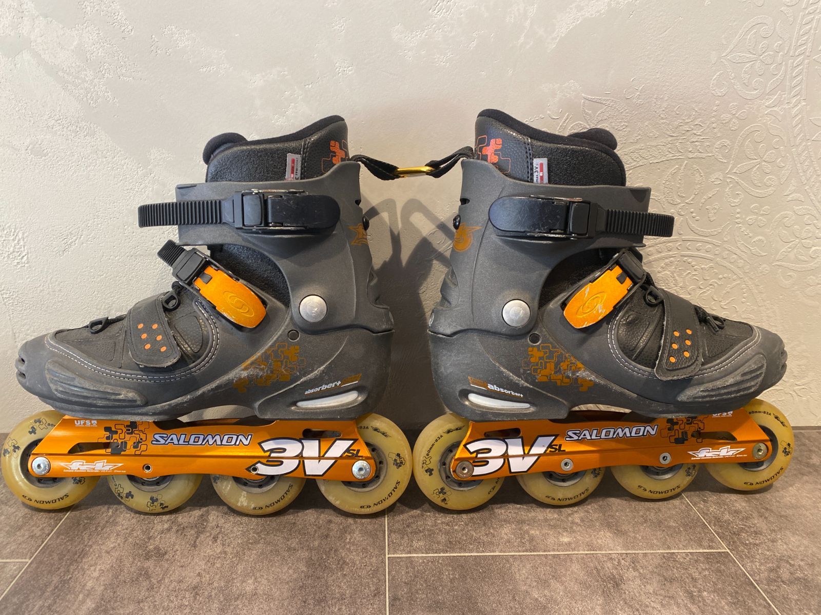 □ D-3 インラインスケート SALOMON CROSS MAX 3V-SL 26cm 中古品