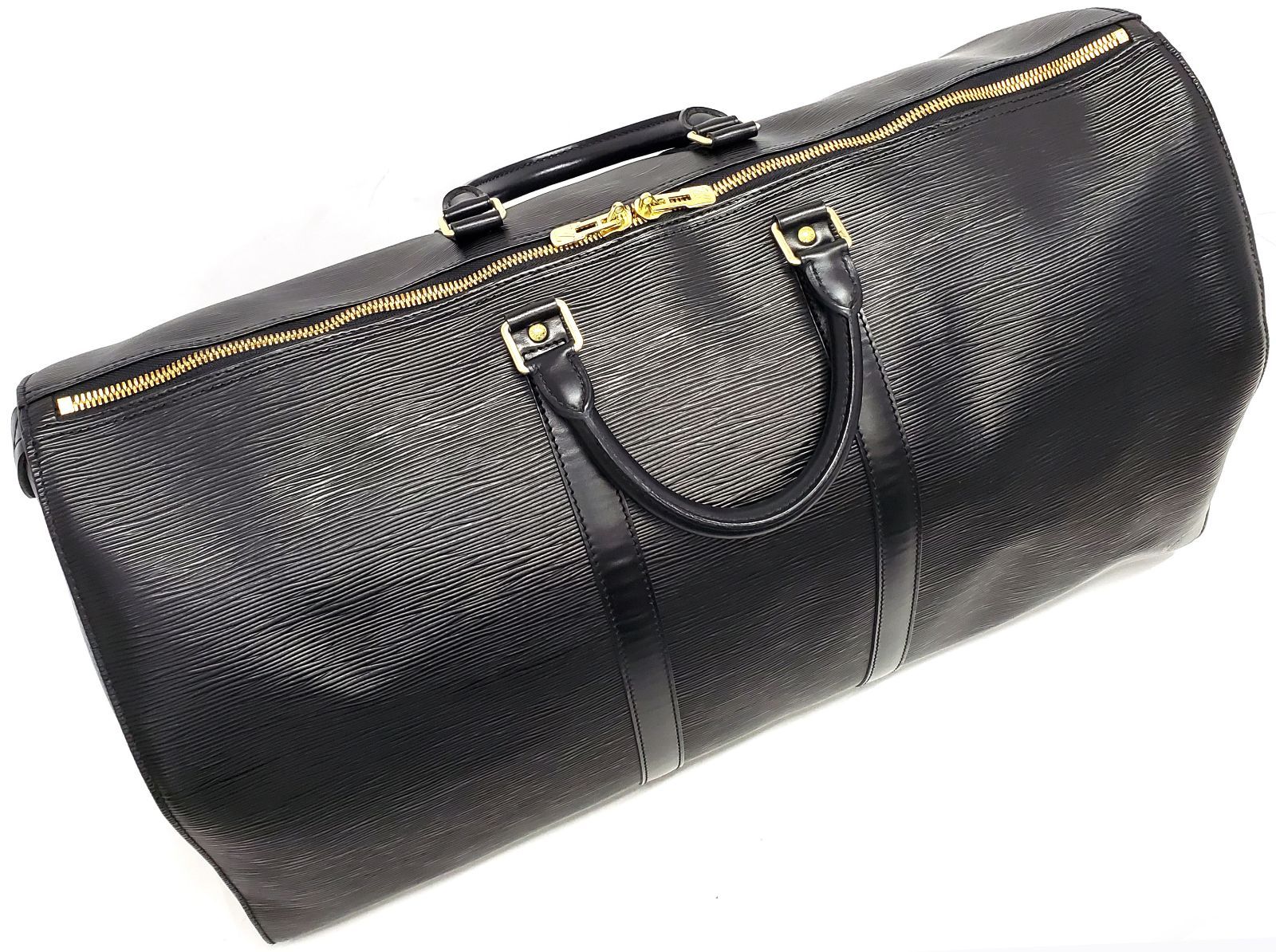 美品✨ ルイヴィトン エピ キーポル55 ボストンバッグ 旅行かばん ブラック LOUIS VUITTON - ルイヴィトン キーポル55 エピ ノワール 旅行