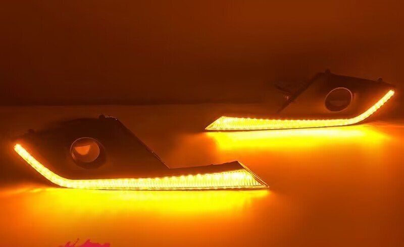 最新 CX-3 2015 2016 2017 2018デイライト-ウインカー DRL LED