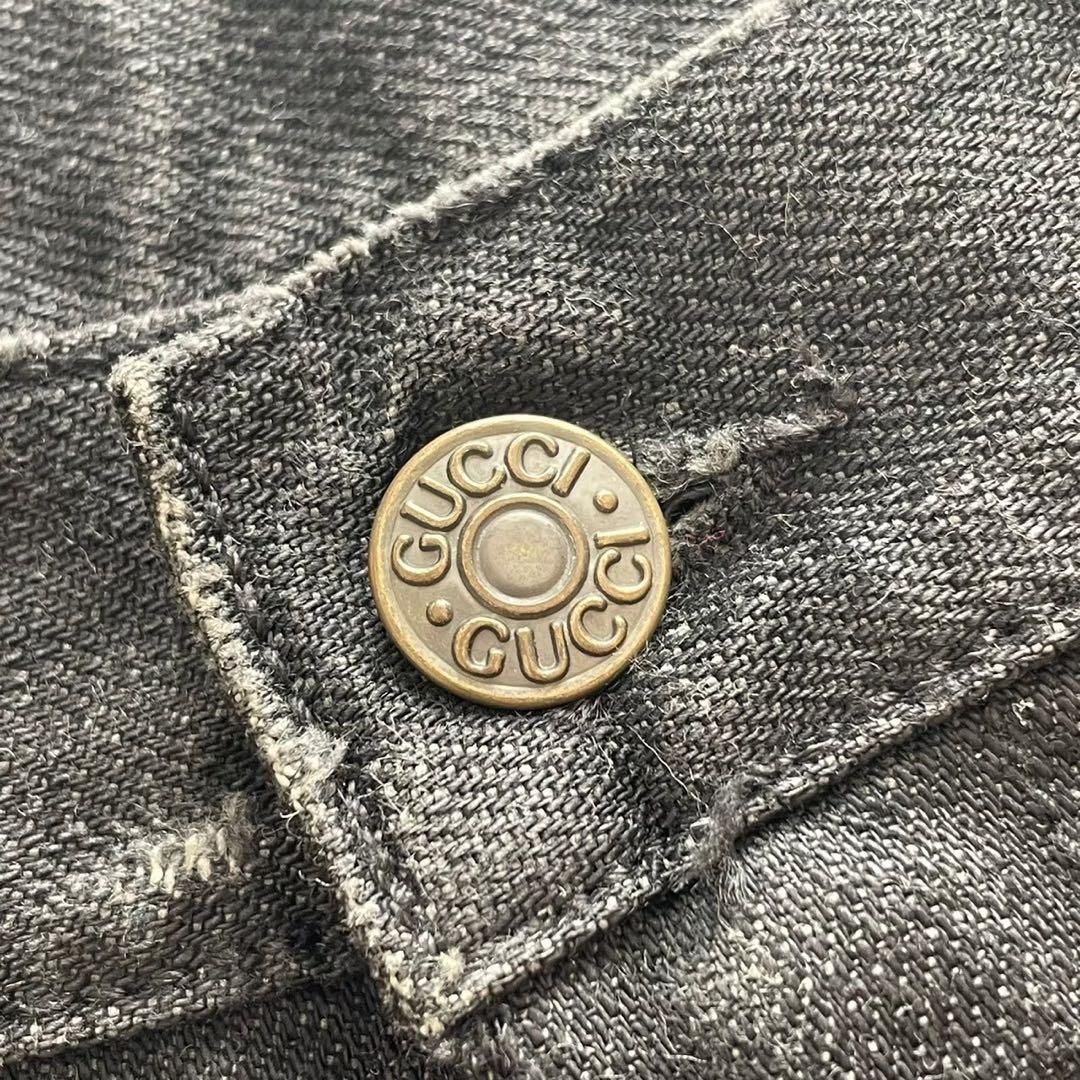 GUCCI グッチ デニムパンツ ブラック 綿100％ 46サイズ イタリア製 