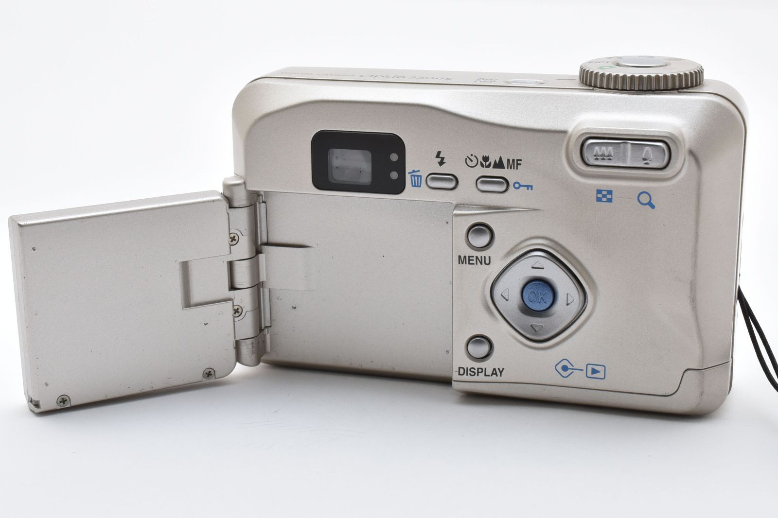 動作確認済み】PENTAX OPTIO330GS デジタルカメラ 単三電池 動作確認