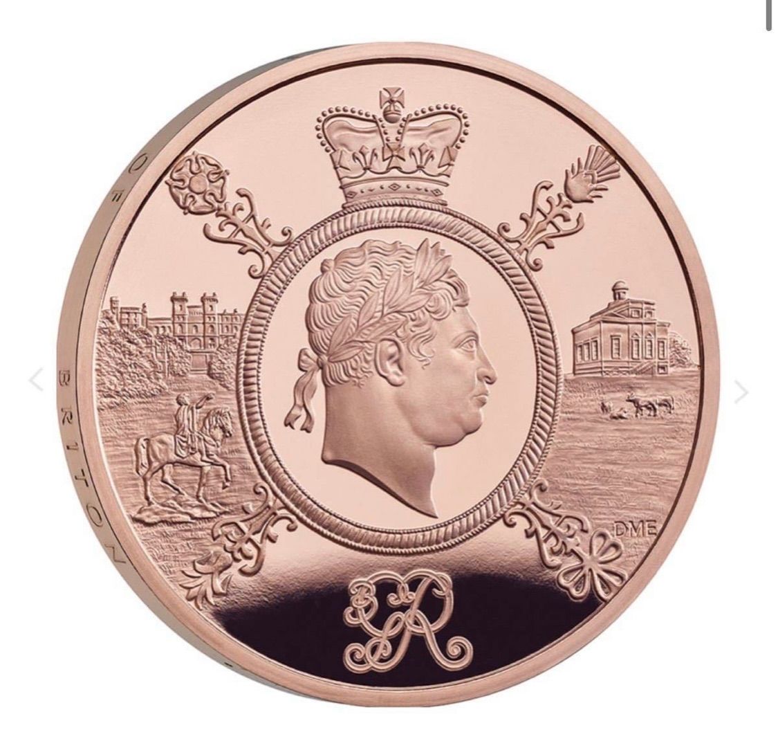 イギリス金貨 2020 5ポンド NGC PF70UCジョージ3世没後200周年 2020年