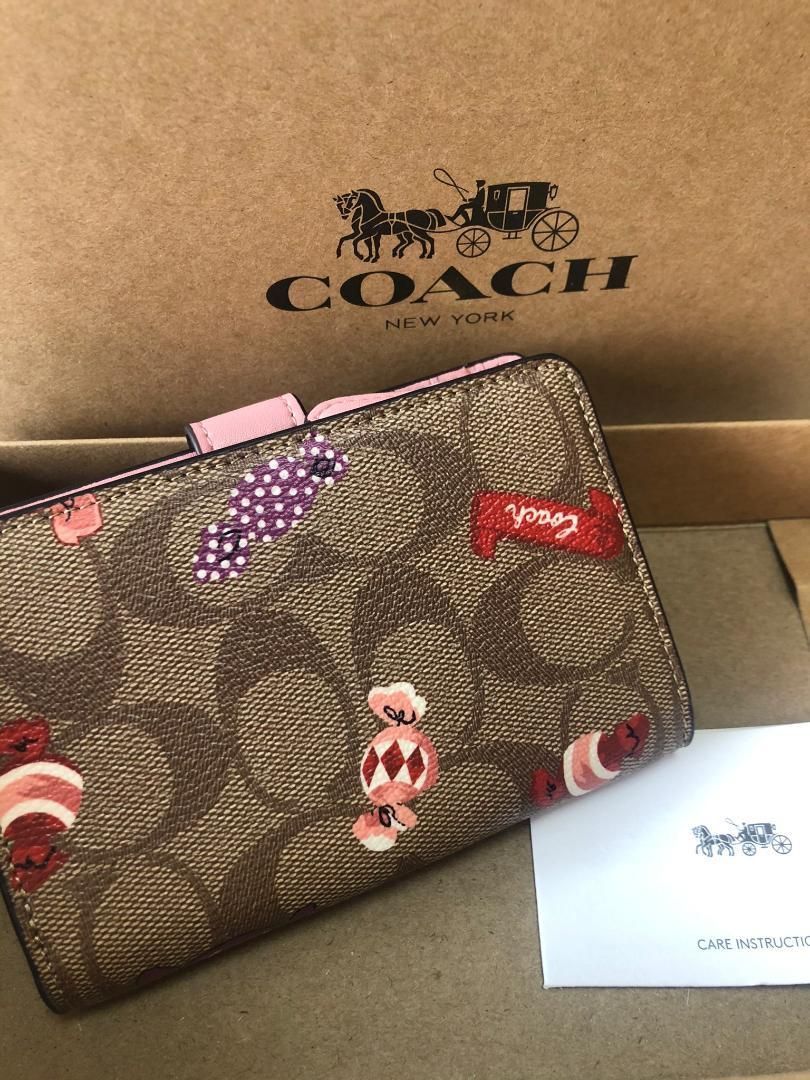 コーチ キャンディープリントカーキマルチ レディース COACH C1416