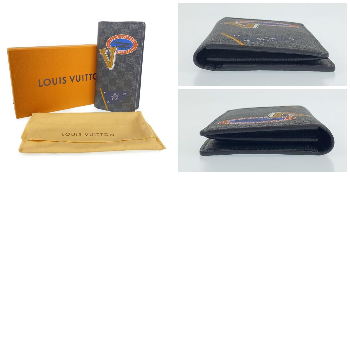 美品 LOUIS VUITTON ルイヴィトン ダミエ グラフィット ポルトフォイユ