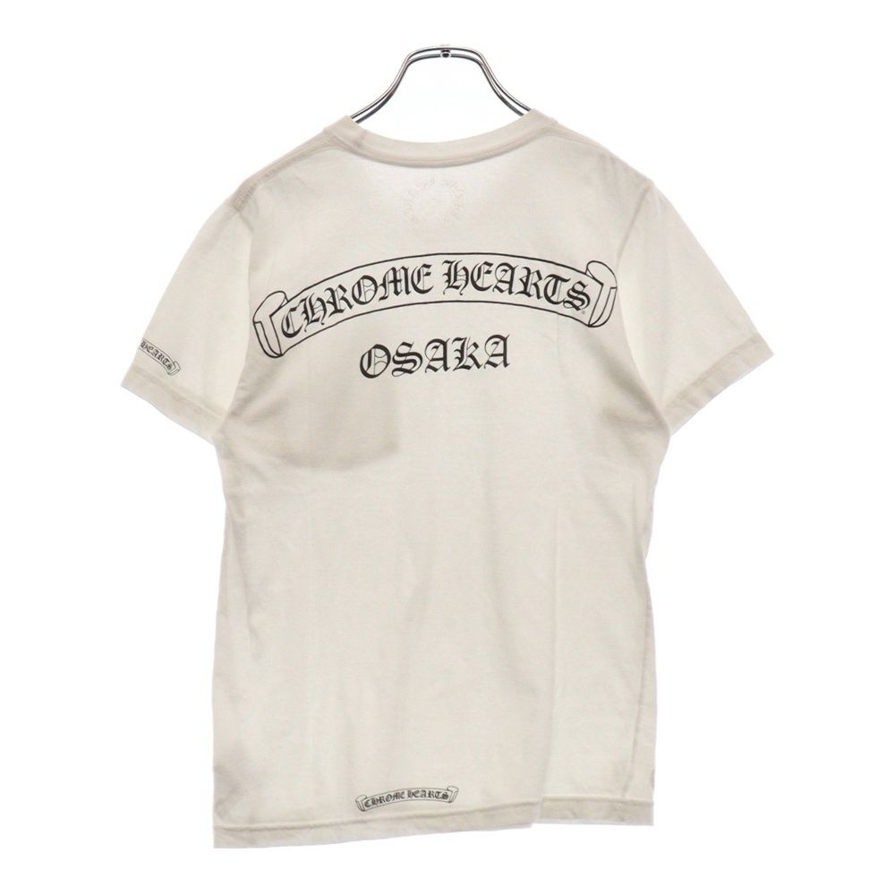 ★クロムハーツ★CHROME HEARTS★スクロール ロゴ 半袖 Tシャツ CHROME HEARTS クロムハーツ（原本無） Osaka Scroll Label Logo