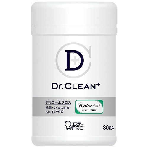 （まとめ） エステー Ｄｒ．ＣＬＥＡＮ＋　除菌・ウイルス除去アルコールクロス　本体 383871 4901070909964 ●仕様：ボトルタイプ ●入数：８０枚●シート寸法：縦１４０×横１８０ｍｍ 1個【×11セット】