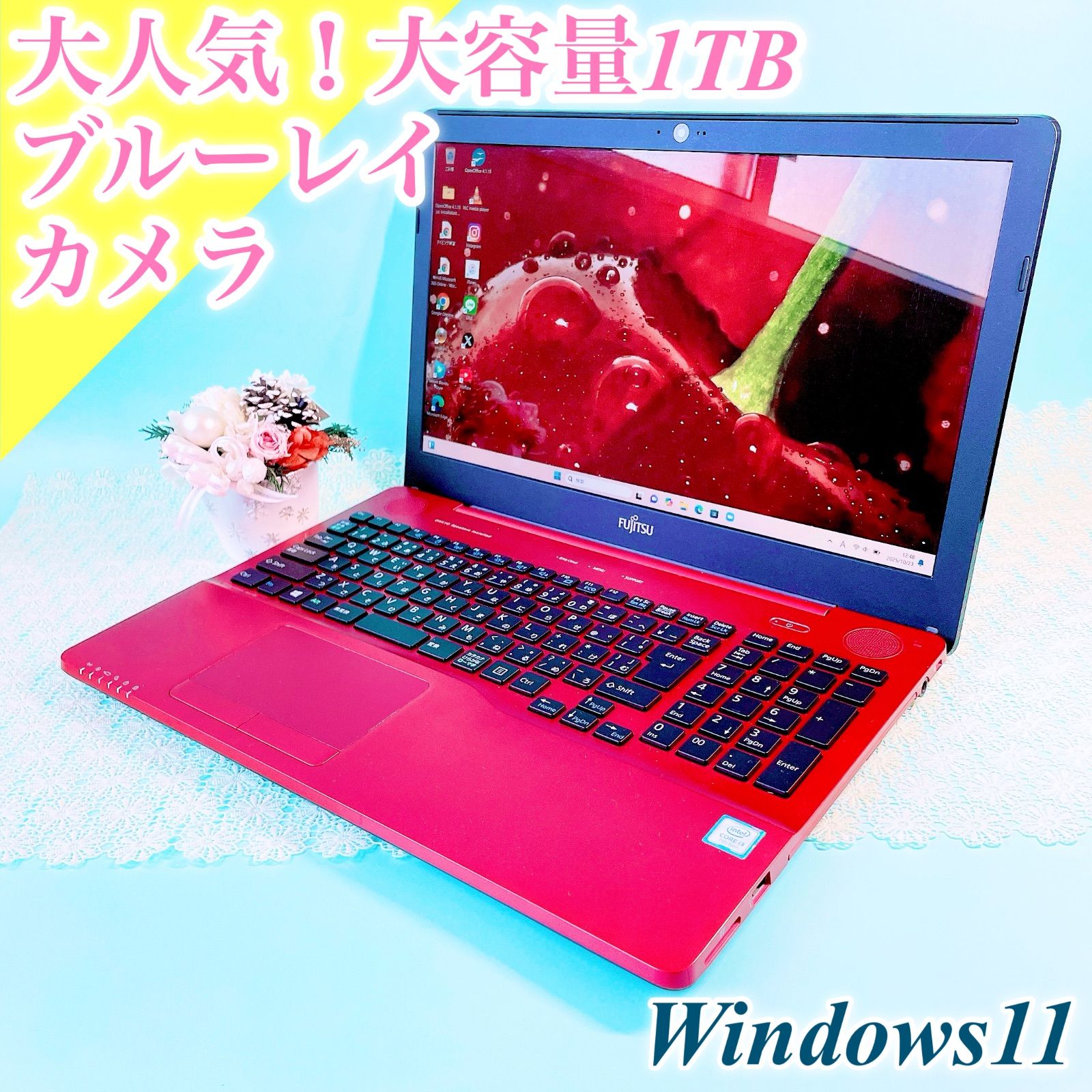 設定済✨すぐ使える♪ブルーレイ 綺麗なノートパソコンカメラ