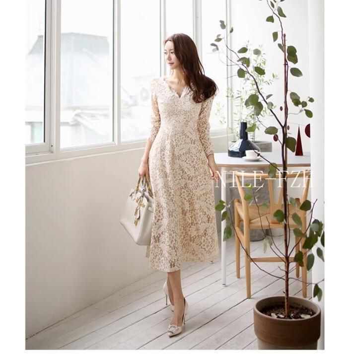 新品 刺繍入り 結婚式　二次会　演奏会　披露宴　謝恩会　お呼ばれパーティー　フォーマル　ドレス 半袖 ひざ丈フレアワンピース A027818パーティードレス パーティドレスワンピース 結婚式