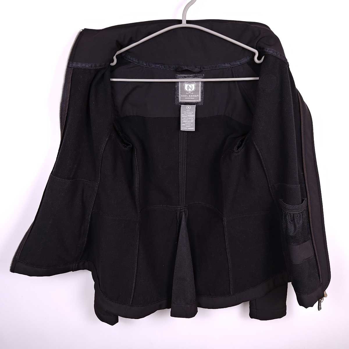 ノエルアスマール NOEL ASMAR EQUESTRIAN ストレッチ ライディングジャケット XS ブラック レディース 乗馬 馬術 ノエルアスマール NOEL ASMAR EQUESTRIAN ストレッチ