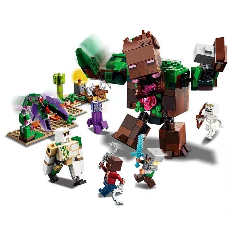 LEGO レゴ マインクラフト マイクラ 風 ブロック 互換 ジャングルの魔物 21176 レゴ風 セット レゴ互換品 レゴマイクラ lego  ミニフィギュア 互換品 おもちゃ 子供 こども 知育 互換性 人形 クリスマス 誕プレ ギフト キッズ 男の子 - メルカリ