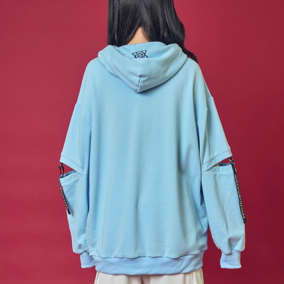 PSYCHO NATION × 寝田ルネ コラボ 3WAY デビル パーカー 寝田ルネ×PSYCHO NATION(サイコネーション) デビルパーカー