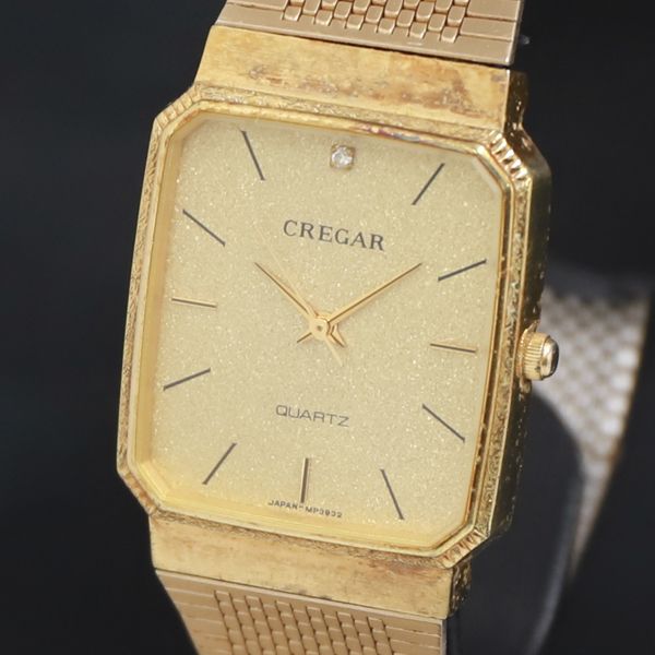 QZ 石付 CREGAR MP3932 ゴールド文字盤 レディース腕時計 2000000 NSK