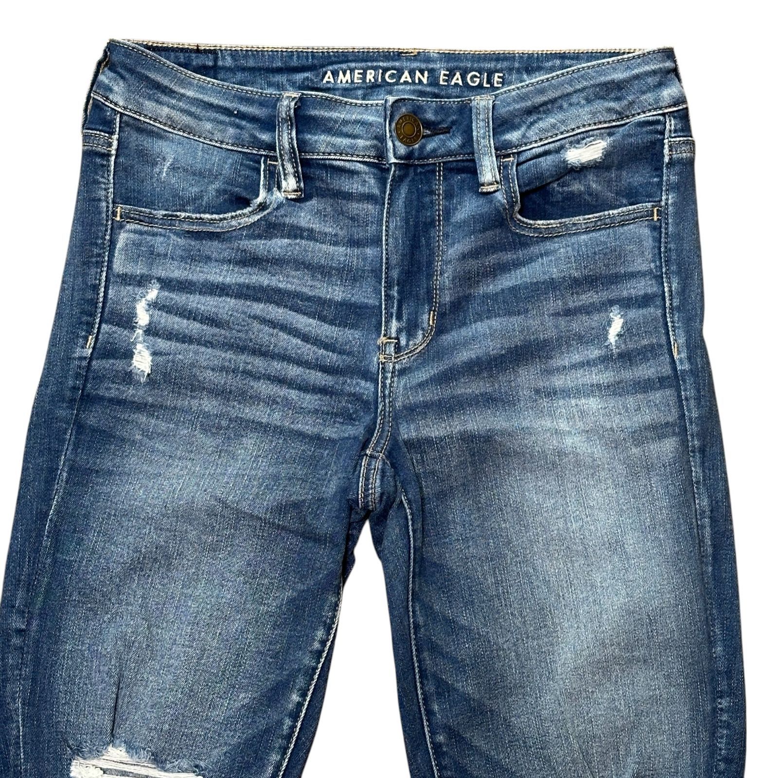 b1268【AMERICAN EAGLE】JEGGING　ジェギング　クラッシュ b1268 AMERICAN EAGLE Jeggings with Crashing/Distressing
