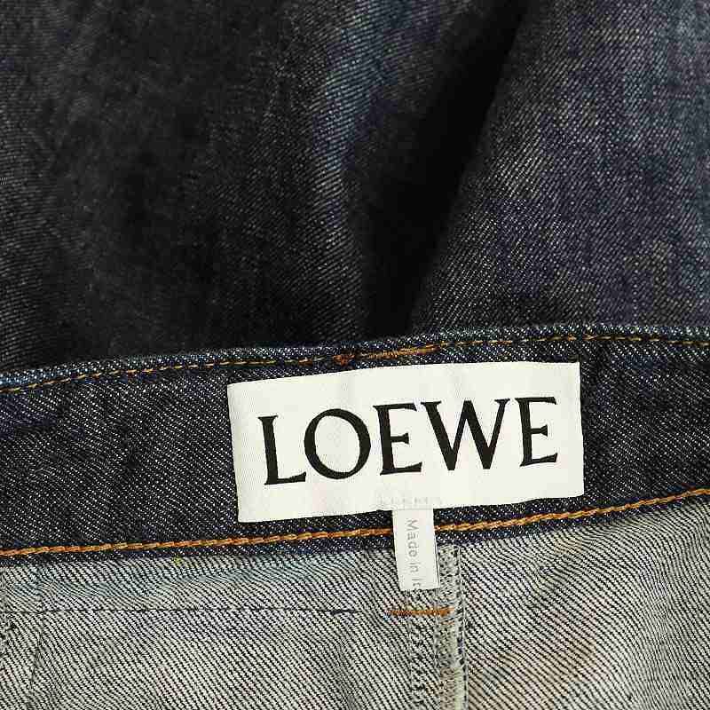 ロエベ LOEWE デニムショートパンツ 34 青 /MI □OS - メルカリ