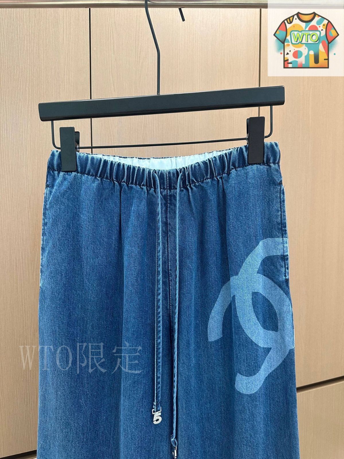 【軽やか♪】CHANEL 25P プリントデニム パンツ カジュアルコーデに♪】CHANEL 25P プリントデニム ストレート