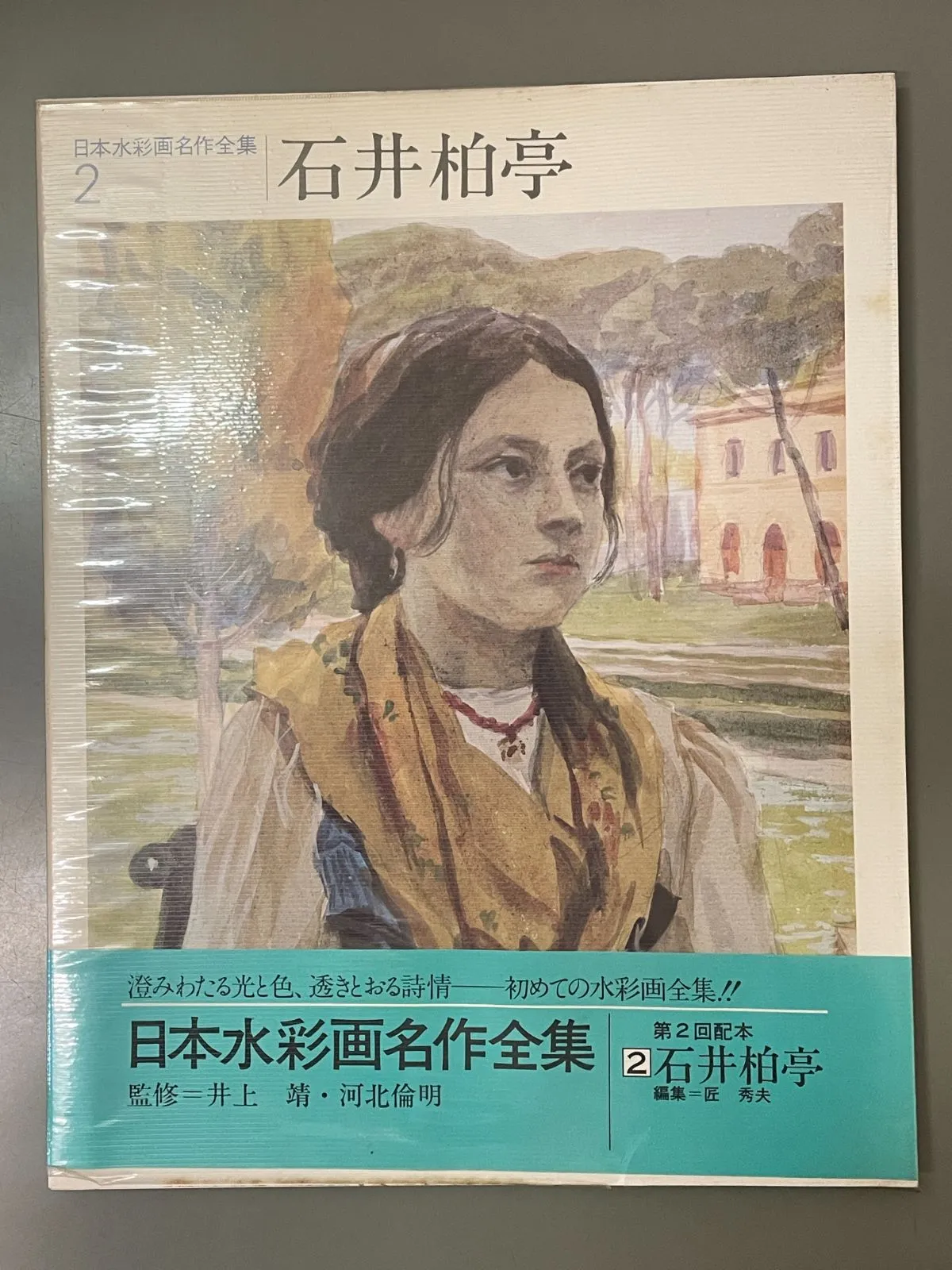 白倉嘉入 閑春 絹本 掛軸 共箱 二重箱 南画家 服部五老