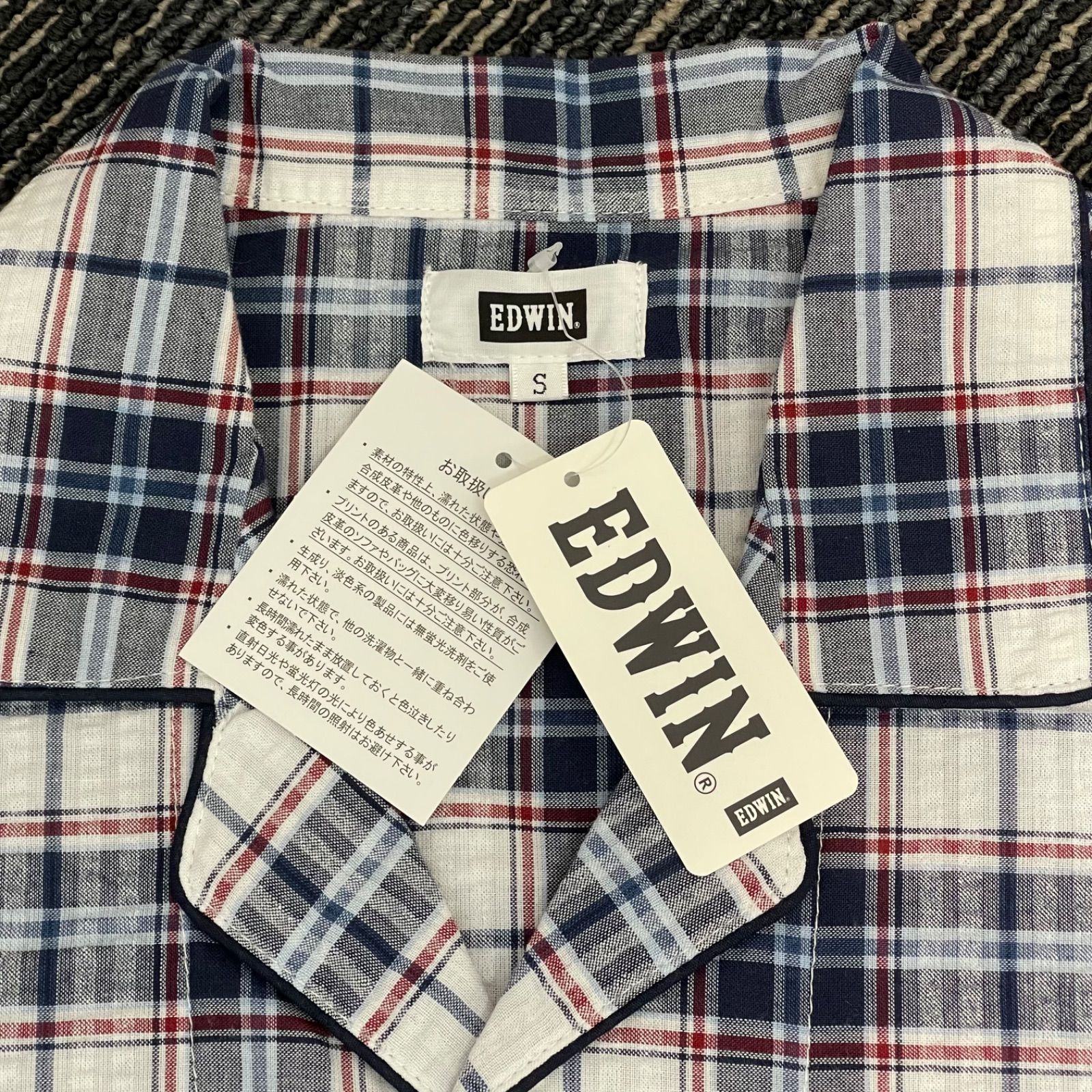 NPA】未使用品 edwin エドウィン ルームウェア 上下 セットアップ 