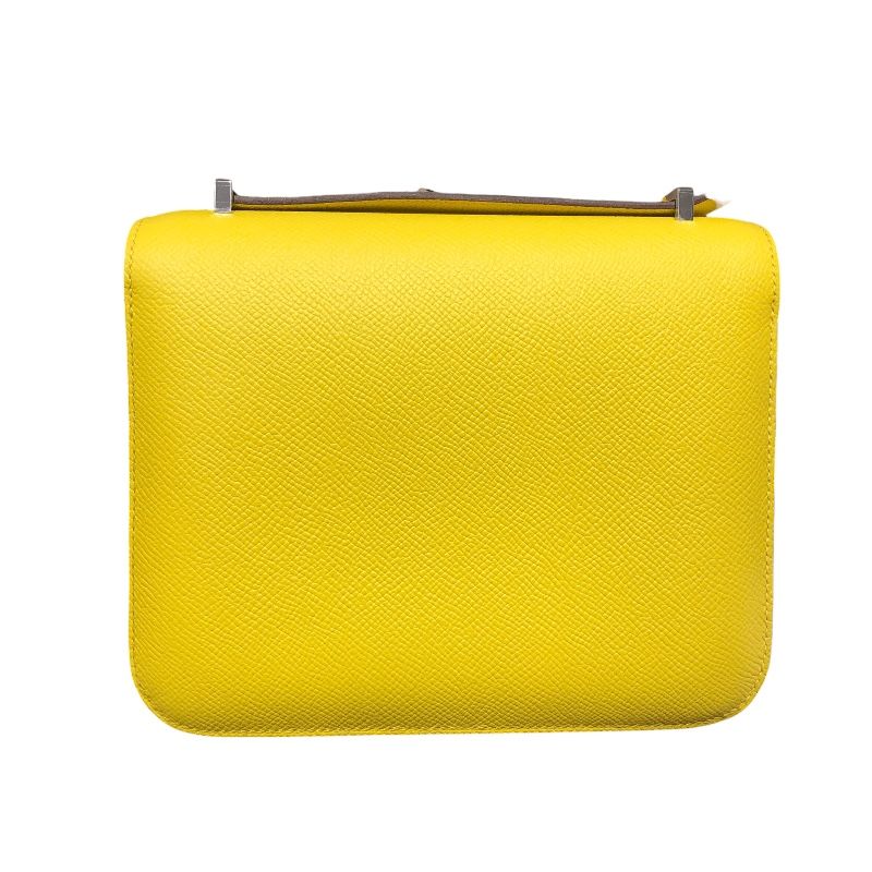 エルメス HERMES コンスタンス3ミニ W刻 ジョーヌナプル SV金具  