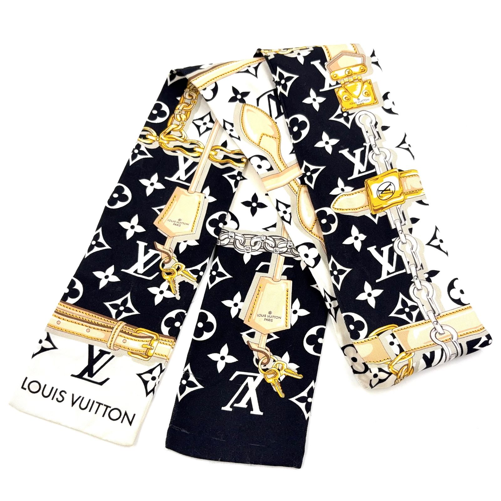 LOUIS VUITTON バンドー モノグラム コンフィデンシャル シルク