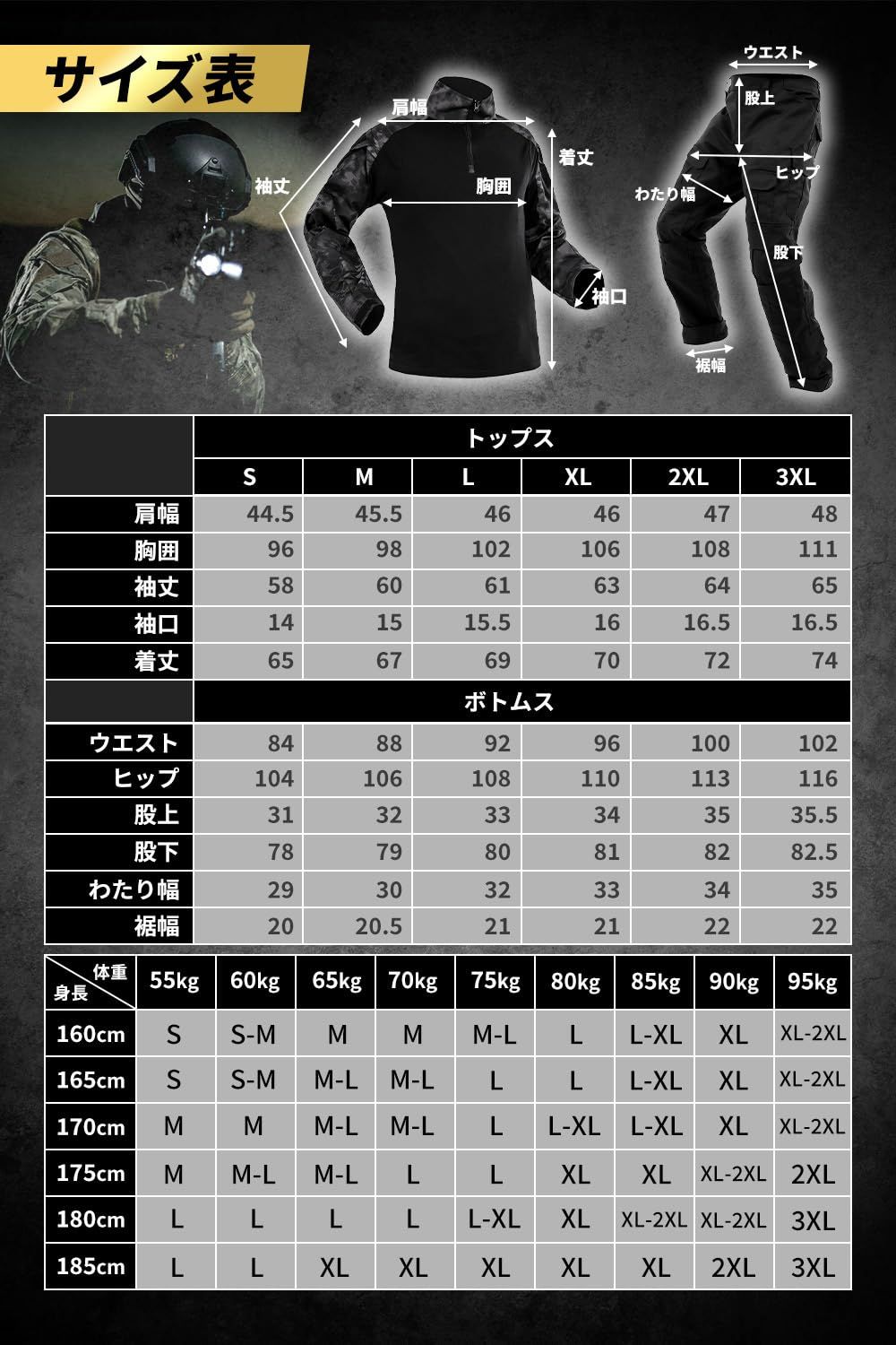 Roof Ren] 【プロのサバゲーマー推薦】 サバゲー 服 迷彩服 上下セット