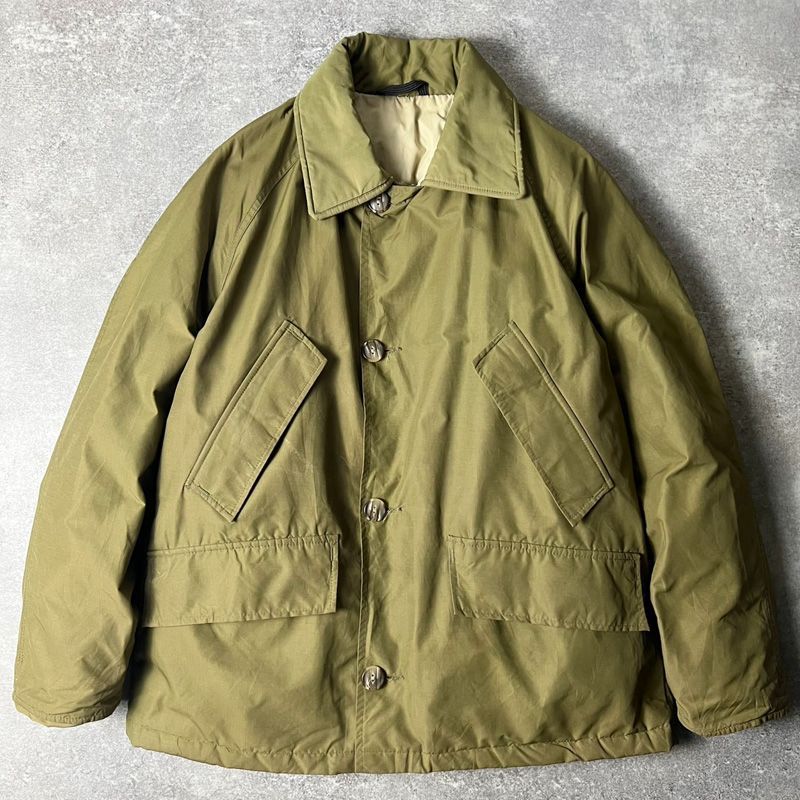 雰囲気系 70s 白タグ Woolrich グース ダウン ジャケット M / 70年代 