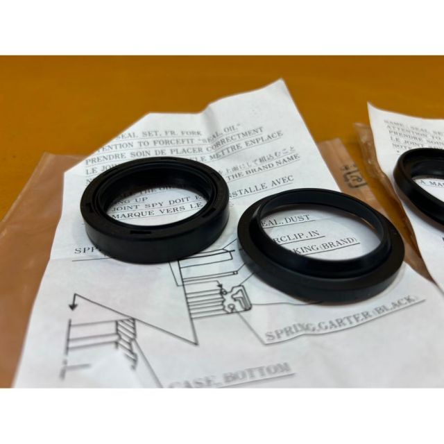 DREAM LS125R WAVE SONIC NICE フロントフォーク・シールセット（1本分
