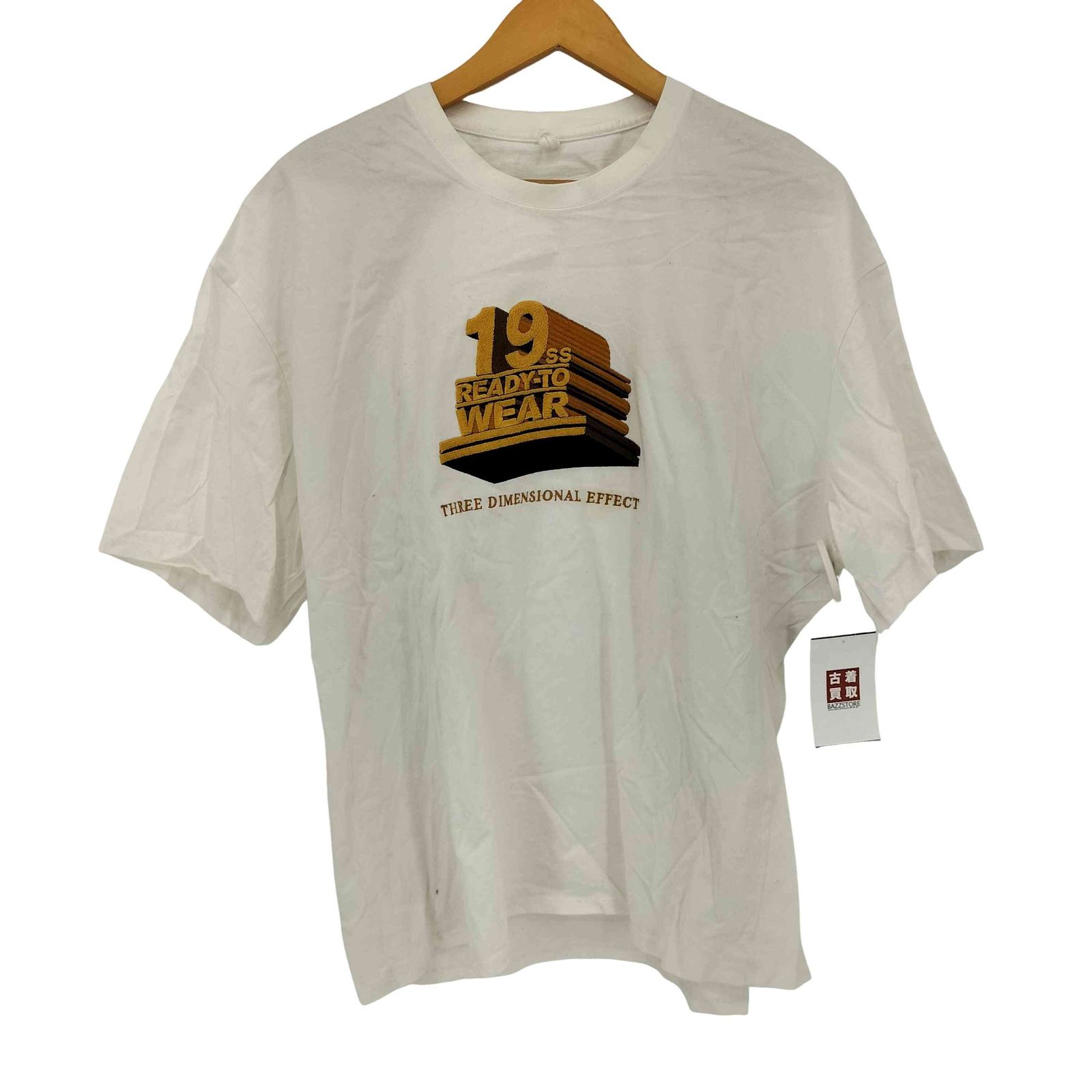ダブレット doublet 19SS 3D EMBROIDERY T-SHIRT メンズ JPN：L 