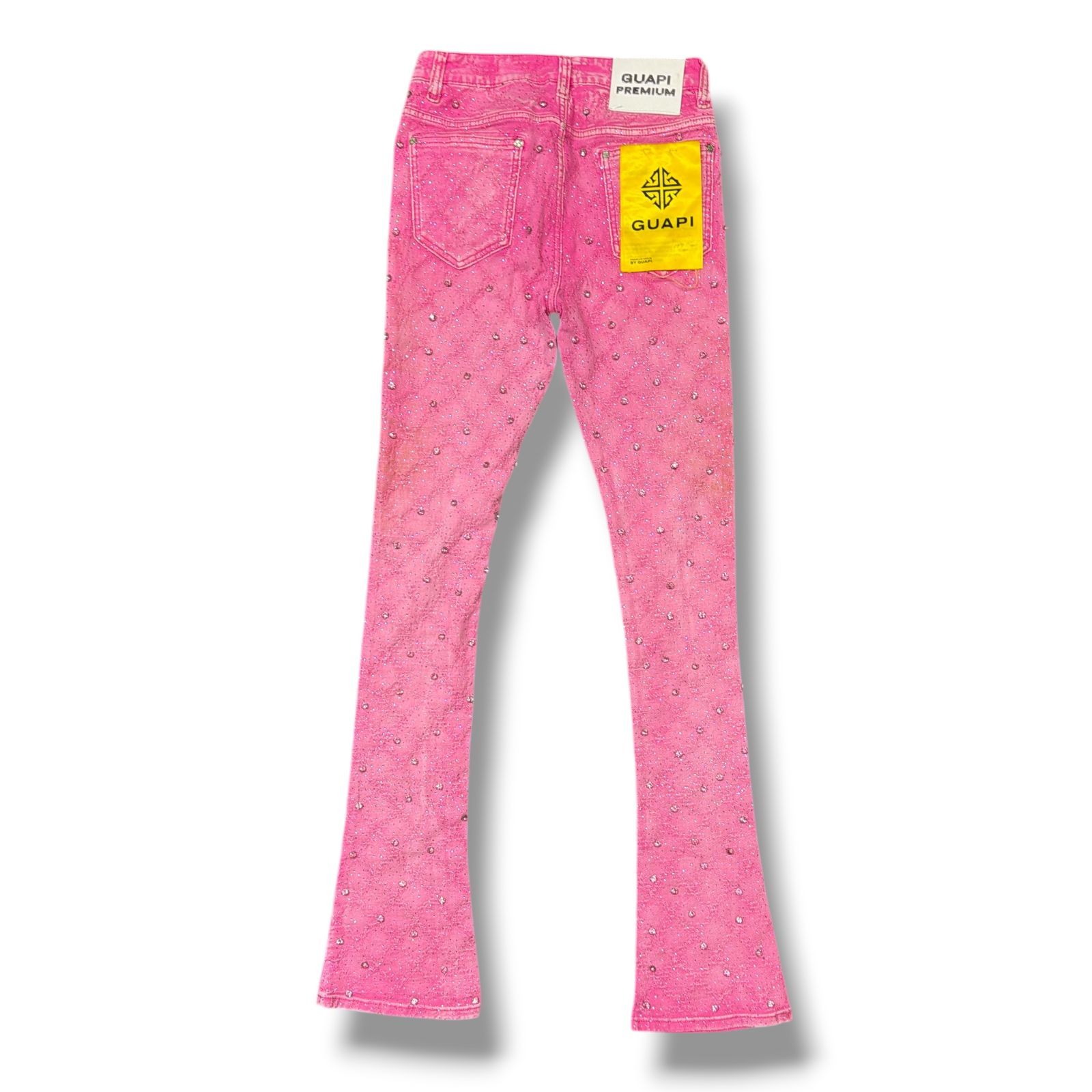 GUAPI EMBELLISHED DENIM PANTS スパンコールデニムパンツ スキニー