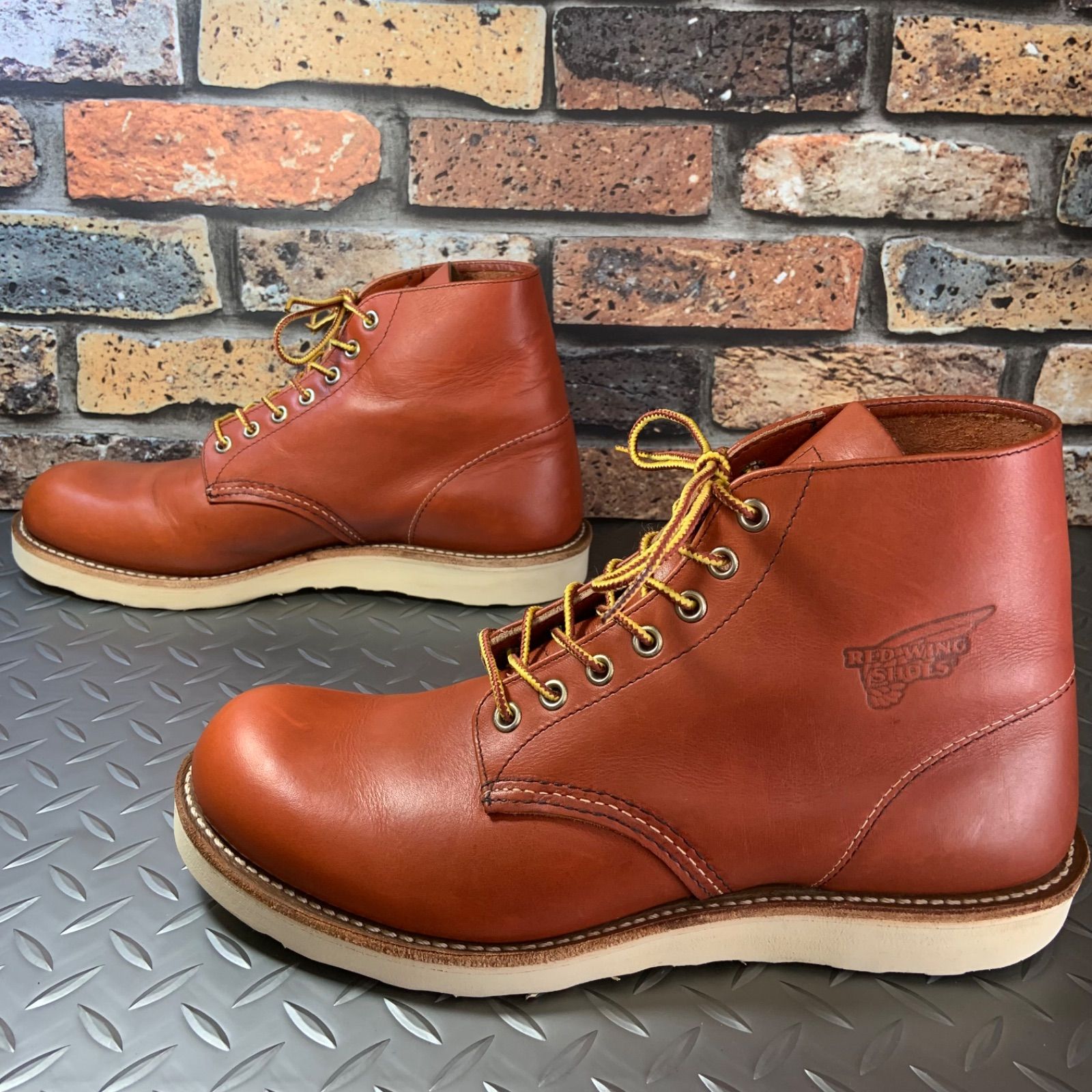 ☆REDWING 8166 ラウンドトゥ 2011年製 US9D (24E12)レッド ☆REDWING 8166 ラウンドトゥ 2011年製 US9D (24E12)レッド
