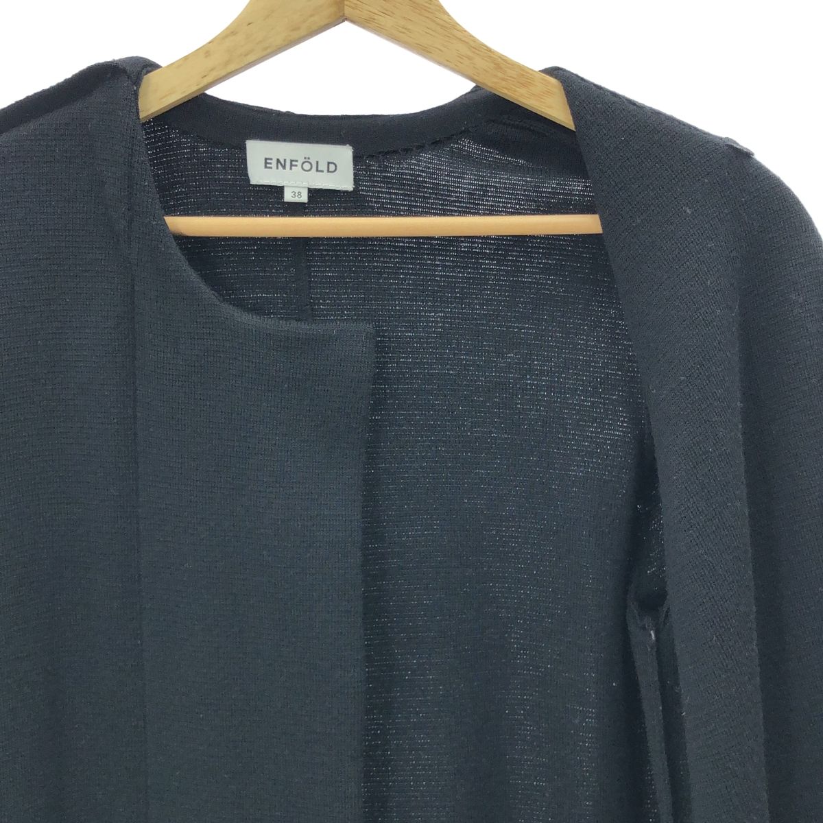 ENFOLD エンフォルド コート ブラック 38 ENFOLD◇コート/38
