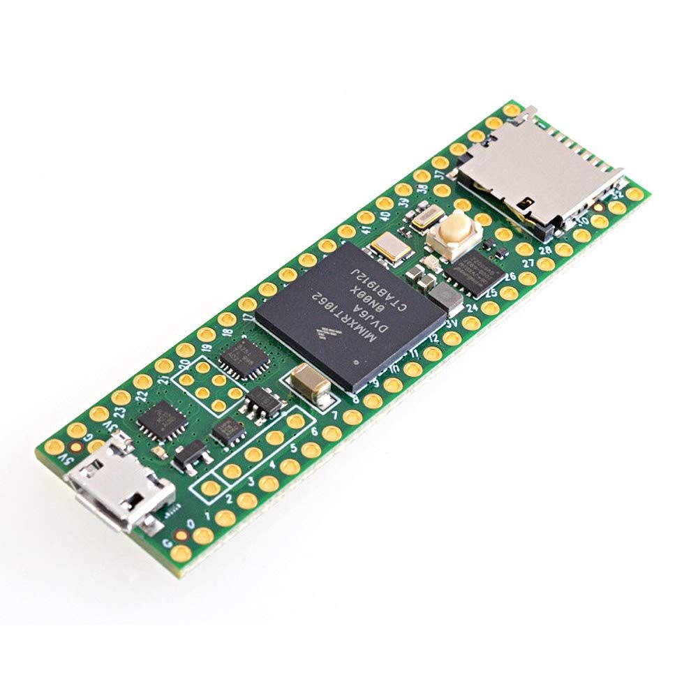 PJRC Teensy 4.1 ARM Cortex-M7プロセッサ、600MHz、NXP iMXRT1062(ピンなし)。
