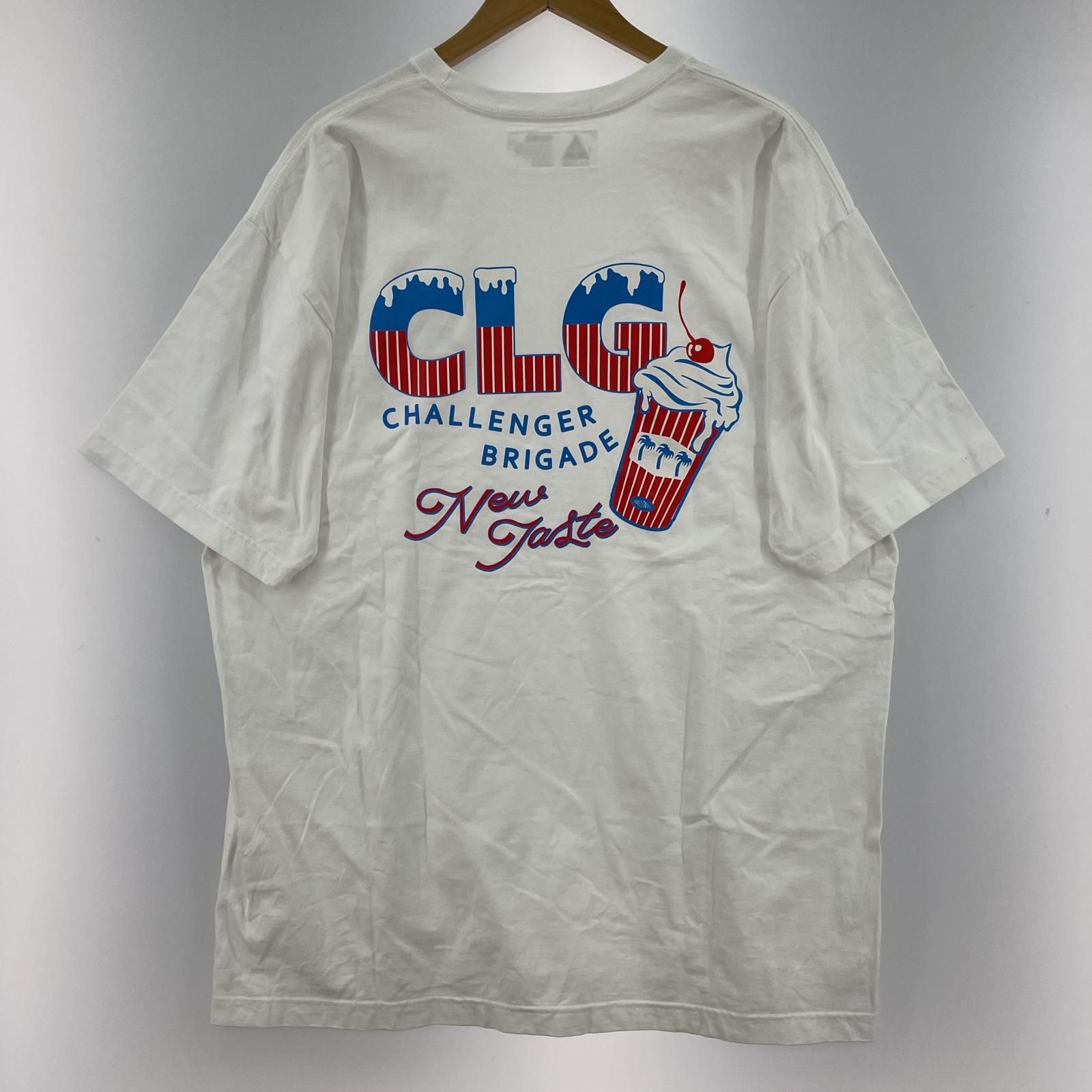 CHALLENGER チャレンジャー プリント クルーネック半袖Tシャツ