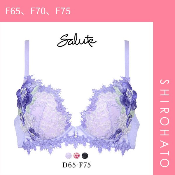 シャルレ シャルレミライ ブラジャー D75 2枚入 ブラック FA281 新品