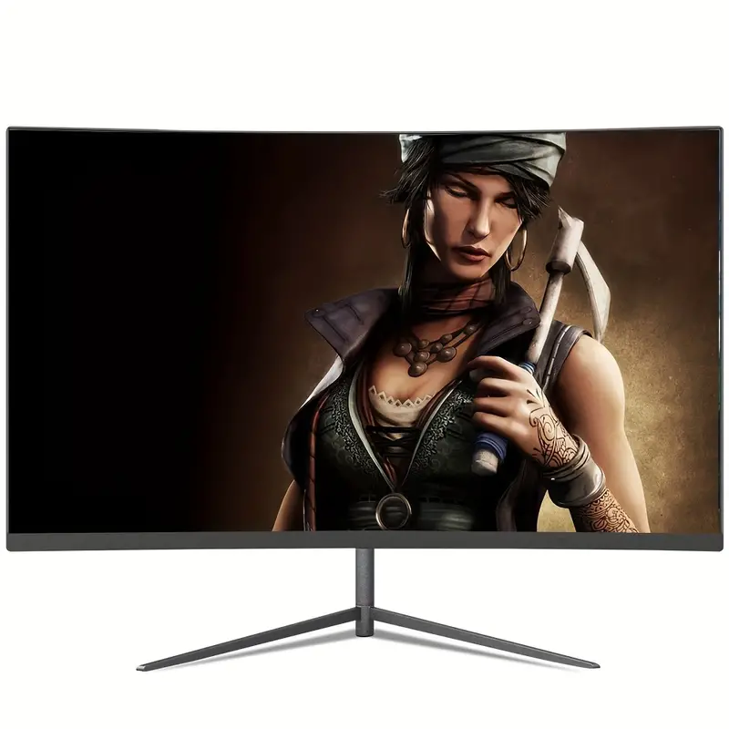 27インチ 1080P 165Hz 99%sRGB 湾曲ゲーミングモニター 178°広視野角、内蔵スピーカー、DP対応、VESAマウント対応、チルト調整