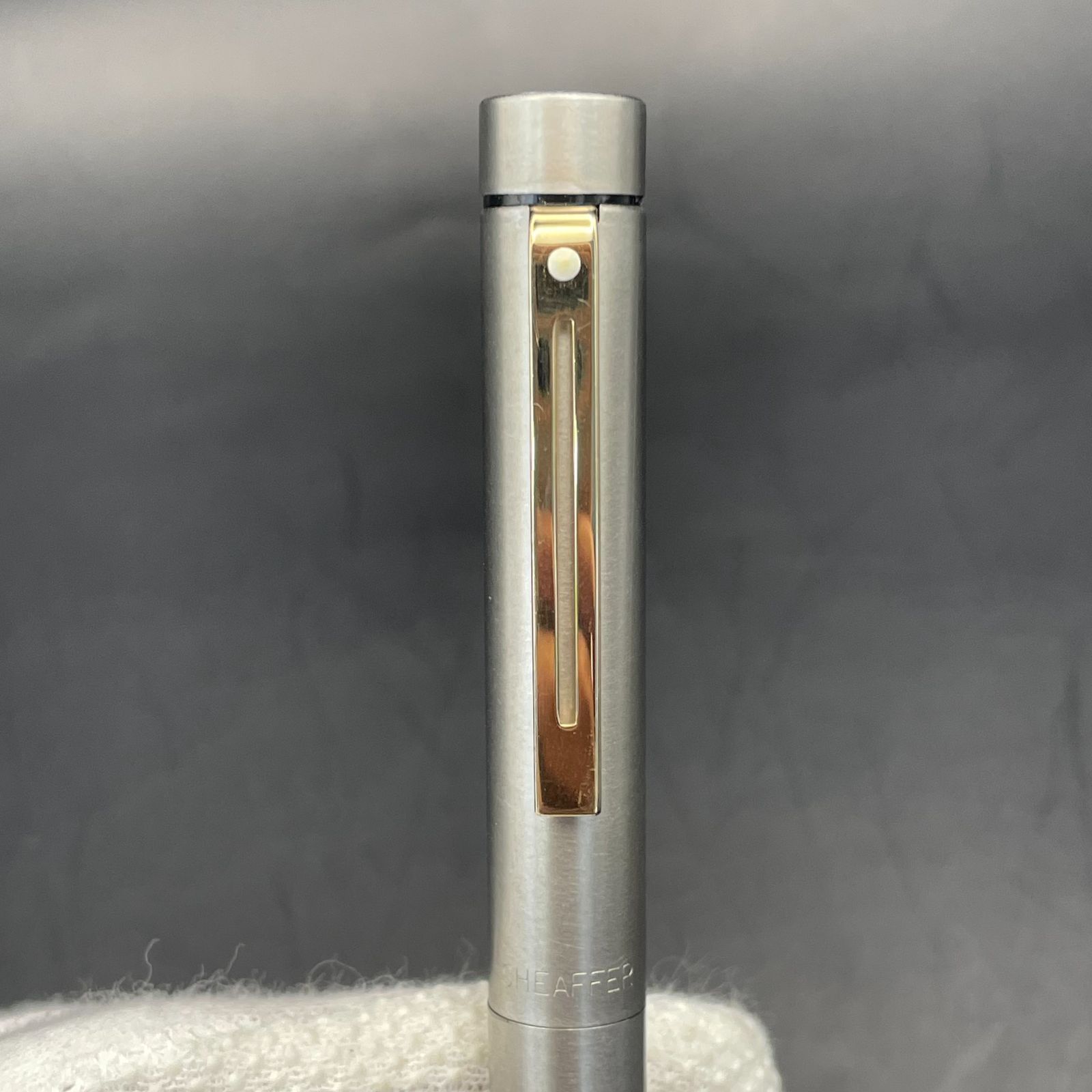 14K/585刻印】 SHEAFFER シェーファー 万年筆 タルガ シルバー MS