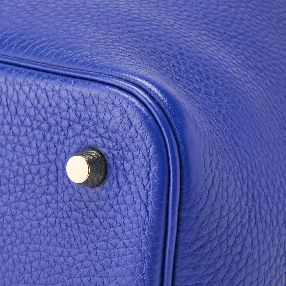 HERMES エルメス ピコタンロックMM ハンドバッグ トリヨンクレマンス ブルーロワイヤル Blue royal（ゴールド金具）トートバッグ レディーストートバッグ レディースバック ショルダーバッグ  ハイブランド【中古】【送料無料】