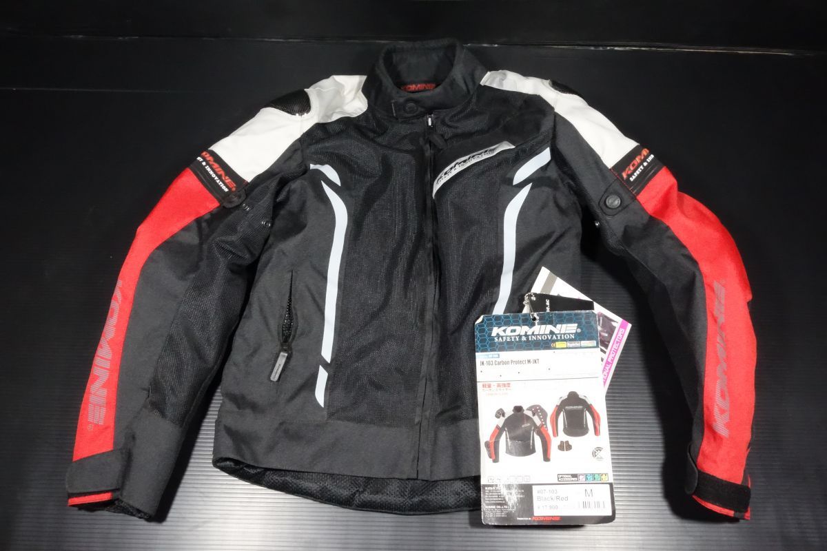 1 コミネ カーボンプロテクト メッシュ ジャケット 07-103 JK-103 Mサイズ KOMINE 新品 未使用 #R20241118