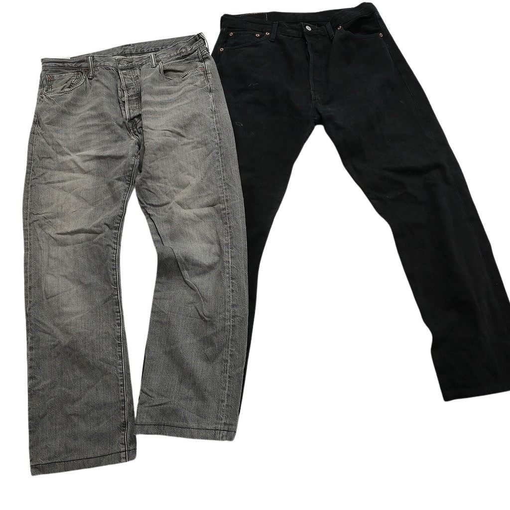 古着卸 まとめ売り リーバイス 501 デニム ブラックデニム パンツ 7枚  