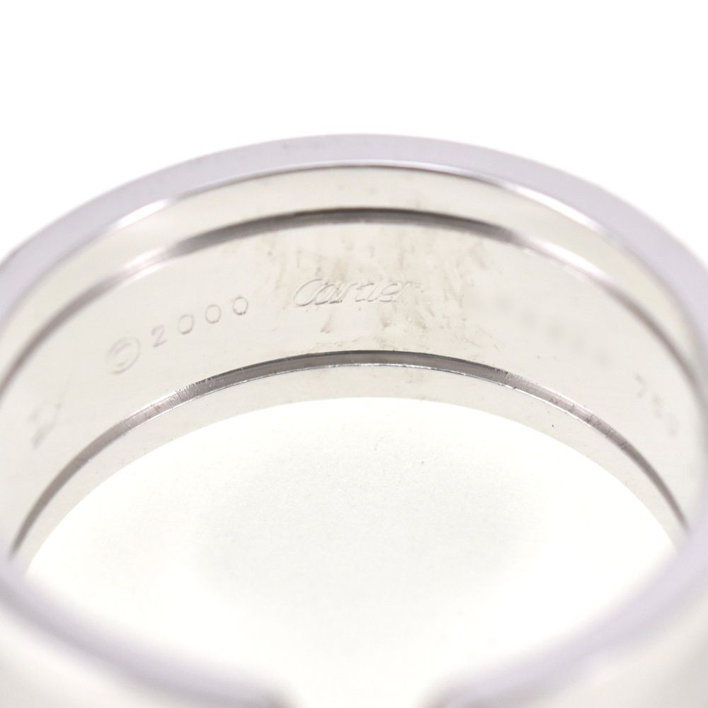 カルティエ CARTIER C2 リング サイズ63 JP23 K18WG メンズ S 138553