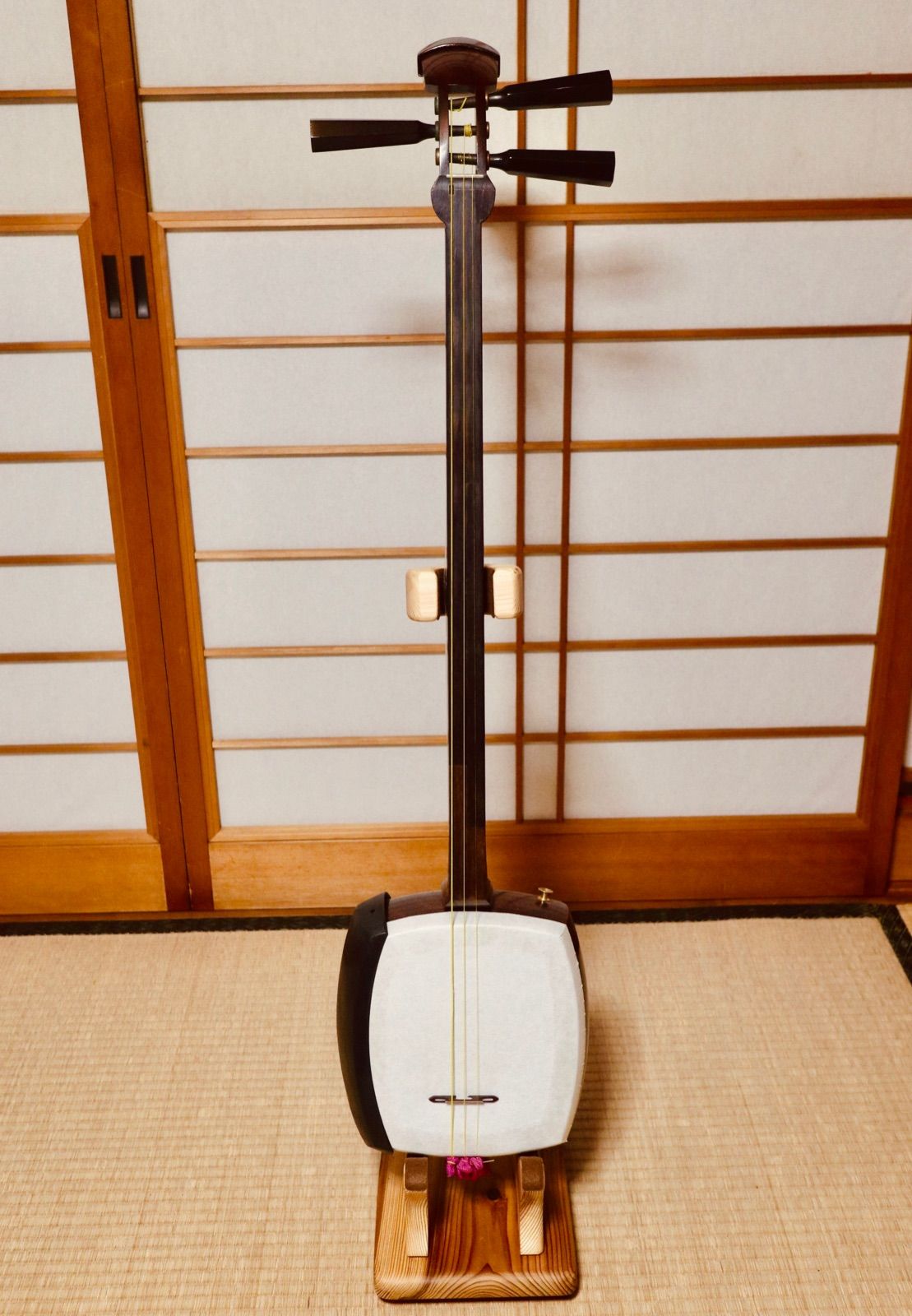 三味線 1丁用桐立箱