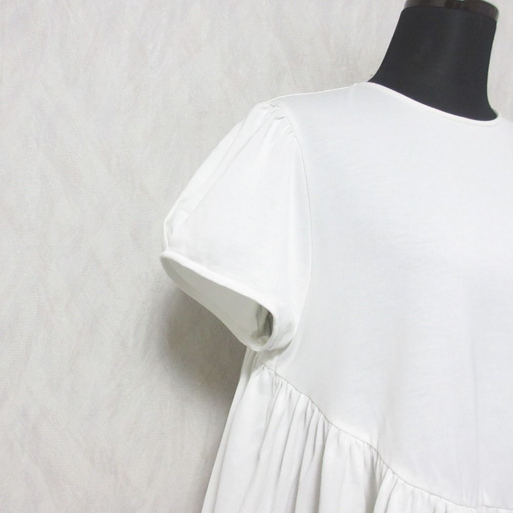 ✨美品✨yori ヨリ ラウンドヘム天竺カットソー ぺプラム 日本製
