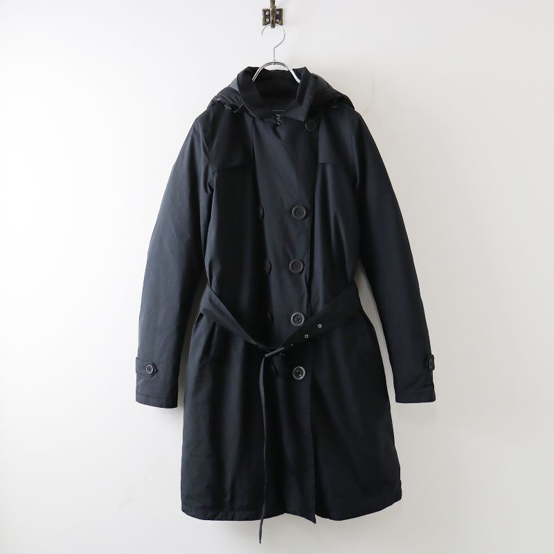 ヘルノ HERNO laminar GORE-TEX トレンチダウンコート 42/ブラック 
