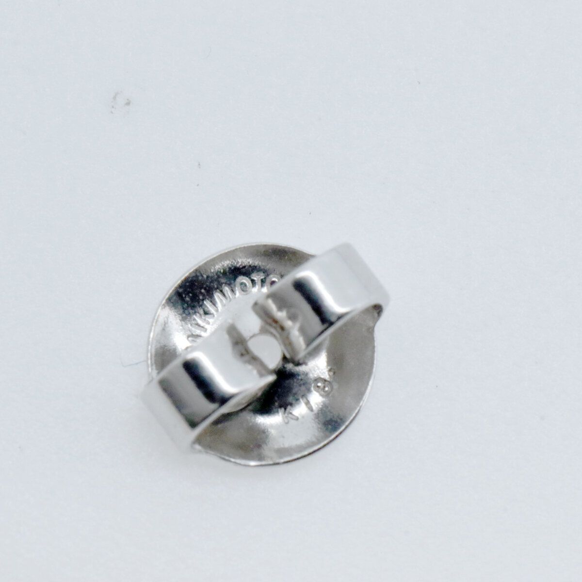 ミキモト パール ピアス 6.1ミリ 真珠 K18WG(18金 ホワイトゴールド  