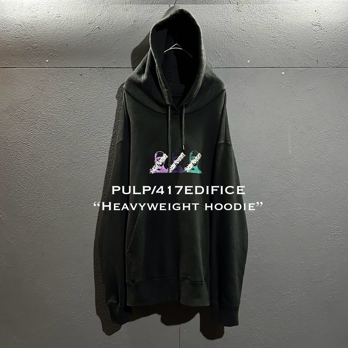 PULP|417EDIFICE BAYCREWS STORE ベイクルーズ パーカー フーディ ヘビーウェイト 厚手 古着 原宿 渋谷 ストリート