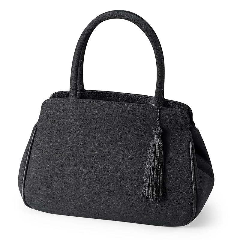 福正堂 フォーマルバッグ 3点セット バッグ 袱紗 マナーBOOK ブラックフォーマル かばん 鞄 ブラック 黒 レディース 女性用 冠婚葬祭 葬儀用 お葬式 お通夜 喪服 大きめ