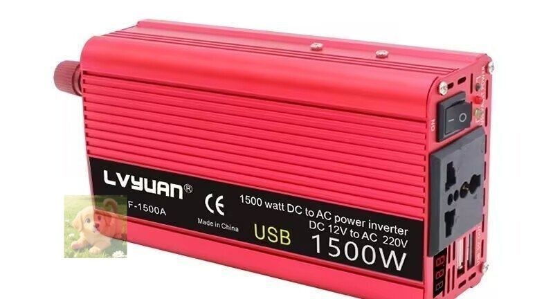 修正波 インバーター 12V 100V 1000W 最大2000W DC AC カーインバーター シガーソケット 車中泊グッズ スマホ充電 アウトドア