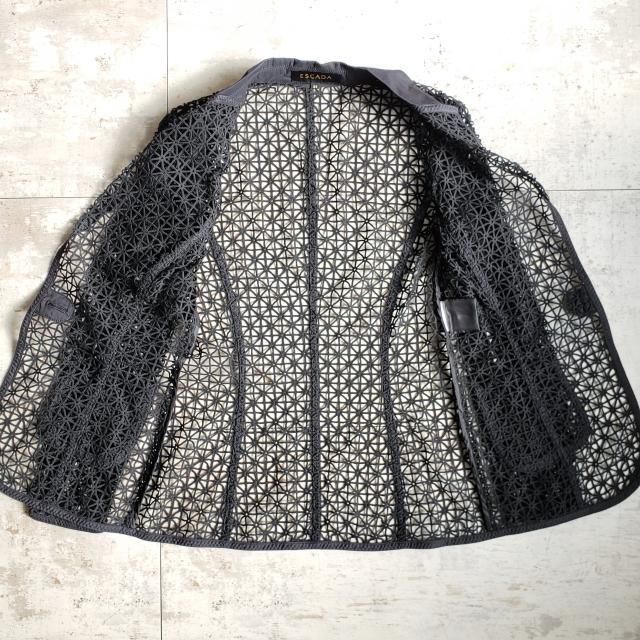 ESCADA - エスカーダ ESCADA ☆ コットン レース ジャケット 34 ブラック エスカーダ ESCADA ☆ コットン レース ジャケット 34 ブラック - メルカリ