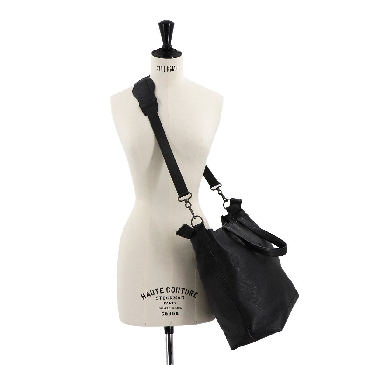 BALENCIAGA エブリデイ 2way レザー ショルダーバッグ ブラック