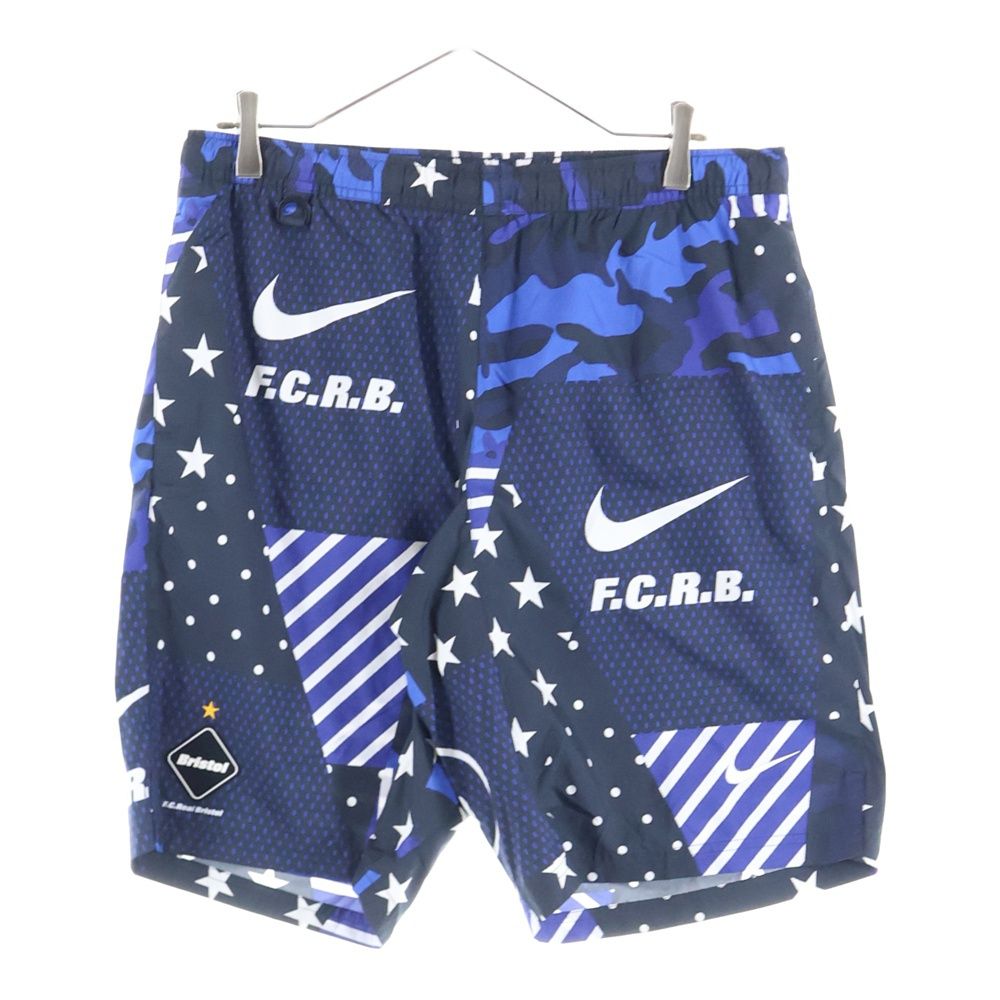 NIKE ナイキ × FCRB WOVEN PRACTICE SHORTS ウーブンプラクティスショーツ ハーフパンツ ブルー 823122-450
