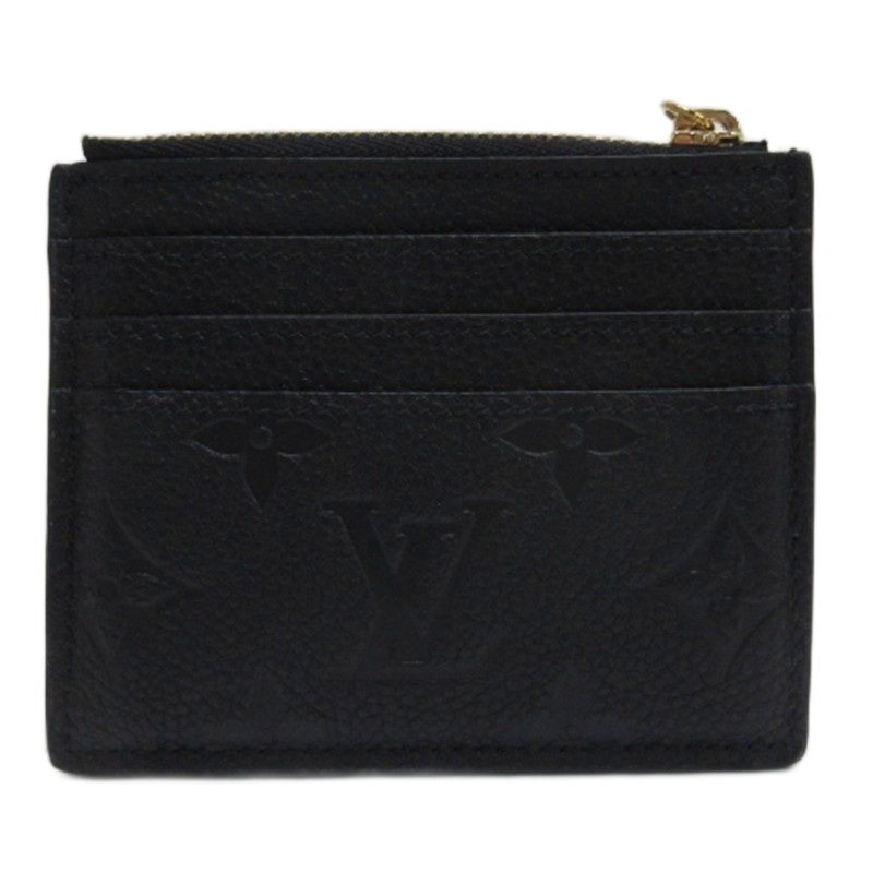 ルイヴィトン LOUIS VUITTON モノグラム アンプラント ポルト カルトフローラ コインケース カードケース 小銭入れ M82639 ノワール AA